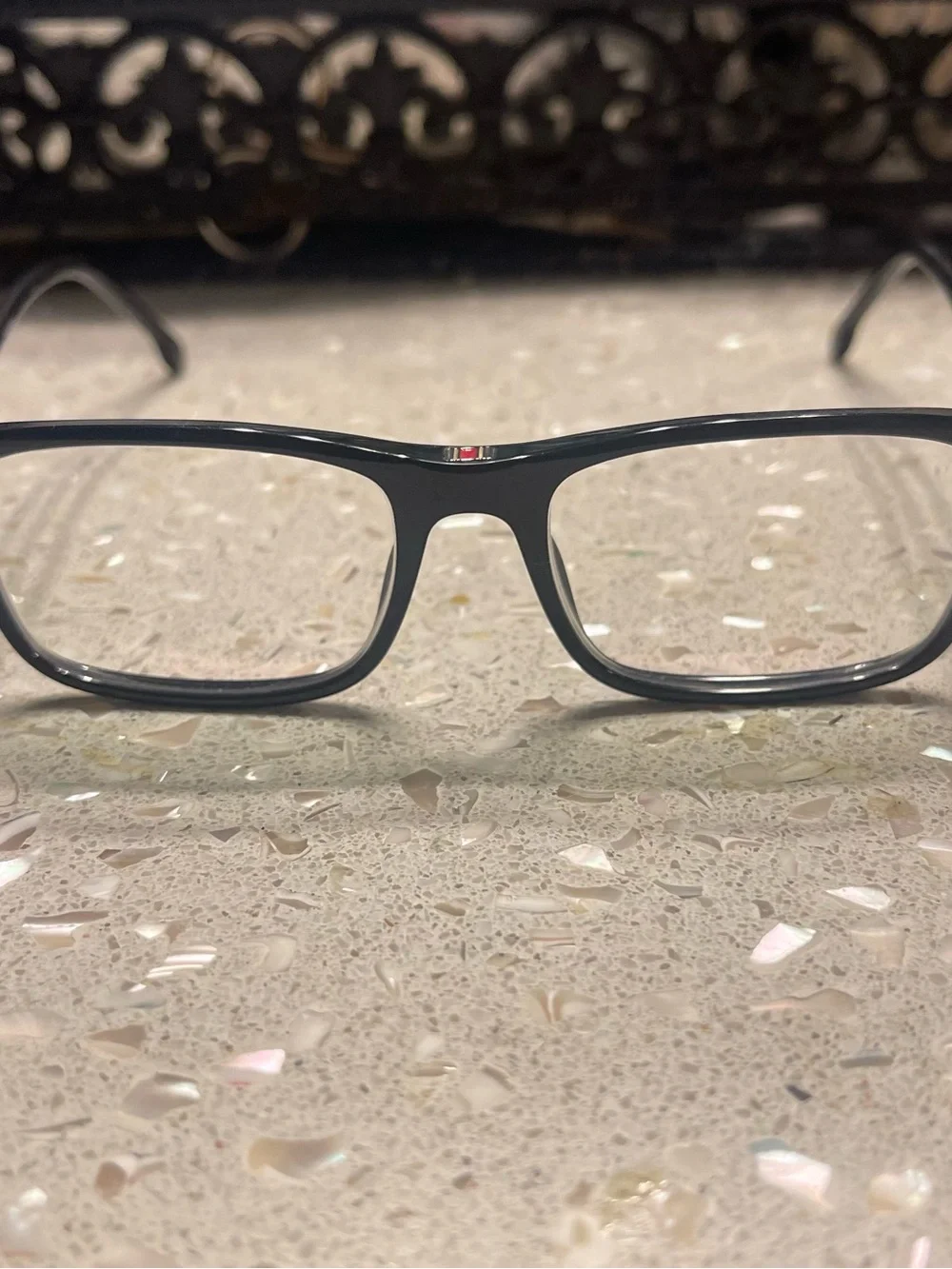Carrera Black Rectangular Optical Frames 2001TN807